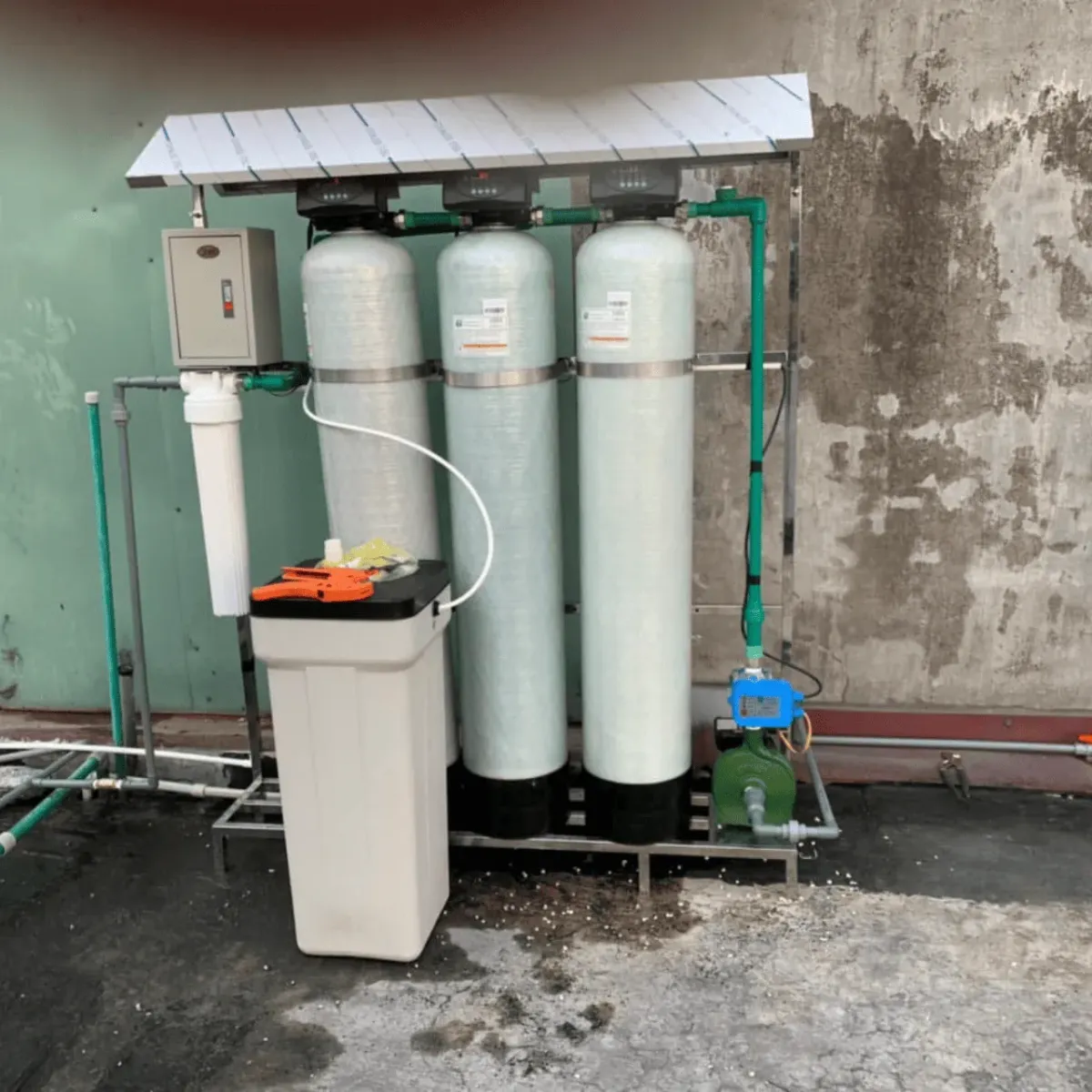 Lắp đặt hệ thống lọc tổng đầu nguồn xã Sơn Động, Bắc Ninh