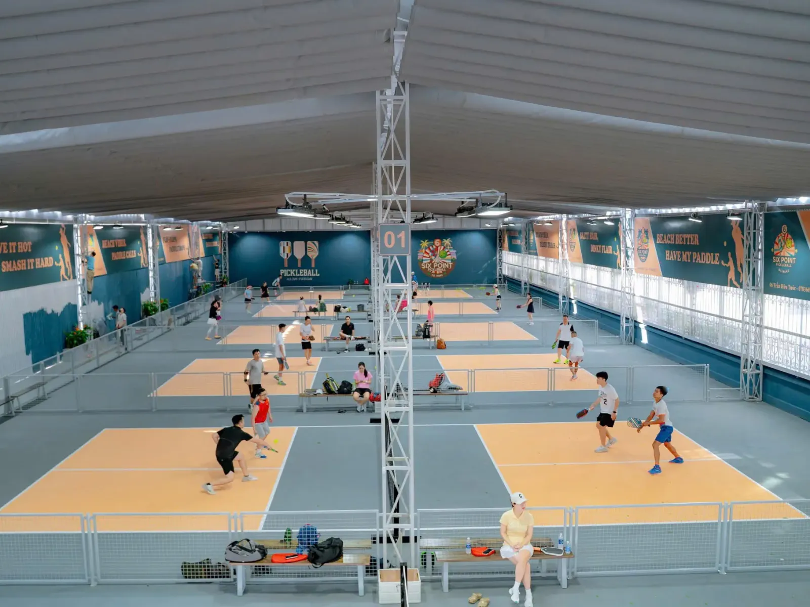 Báo giá thi công sân Pickleball ở phường Bình Định, Gia Lai