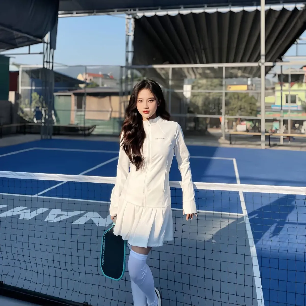Thi công sân Pickleball tại phường Hòa Cường, Đà Nẵng