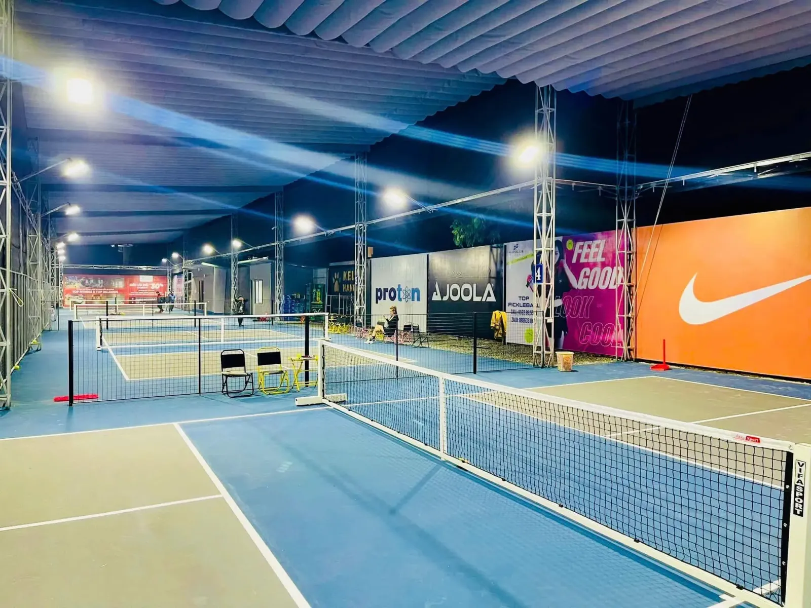 Thi công sân Pickleball tại phường Hòa Cường, Đà Nẵng