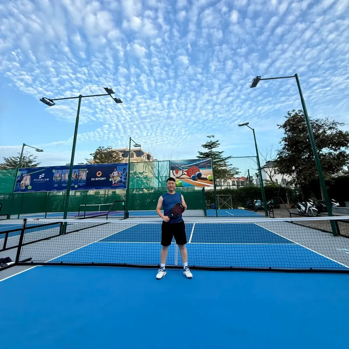 Thi công sân Pickleball tại phường Hòa Khánh, Đà Nẵng