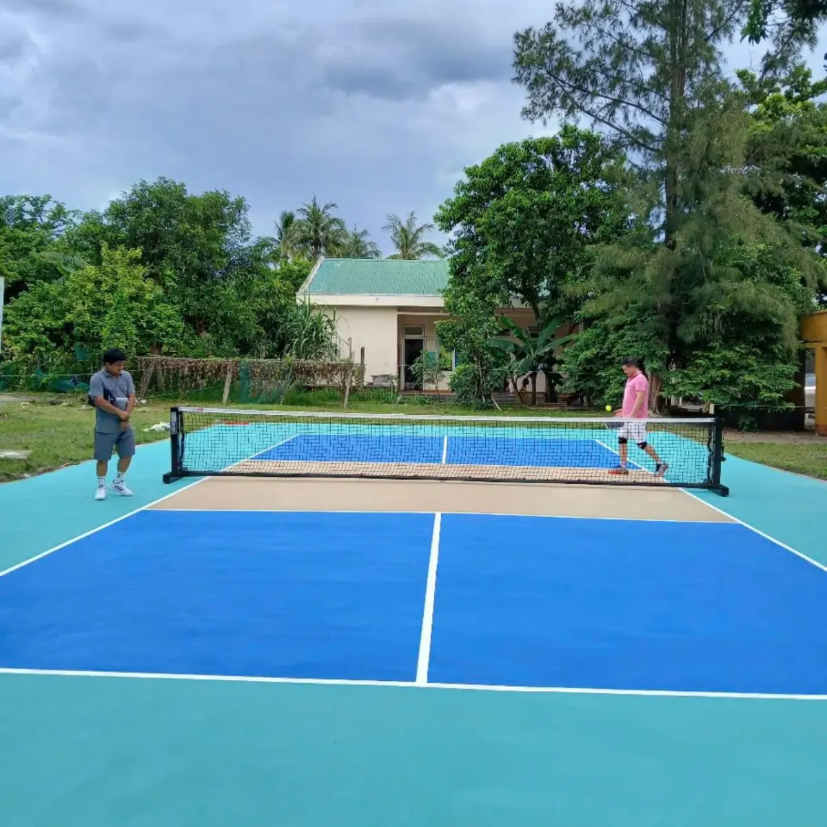 Thi công sân thể thao Pickleball tại xã Phù Cát, Gia Lai