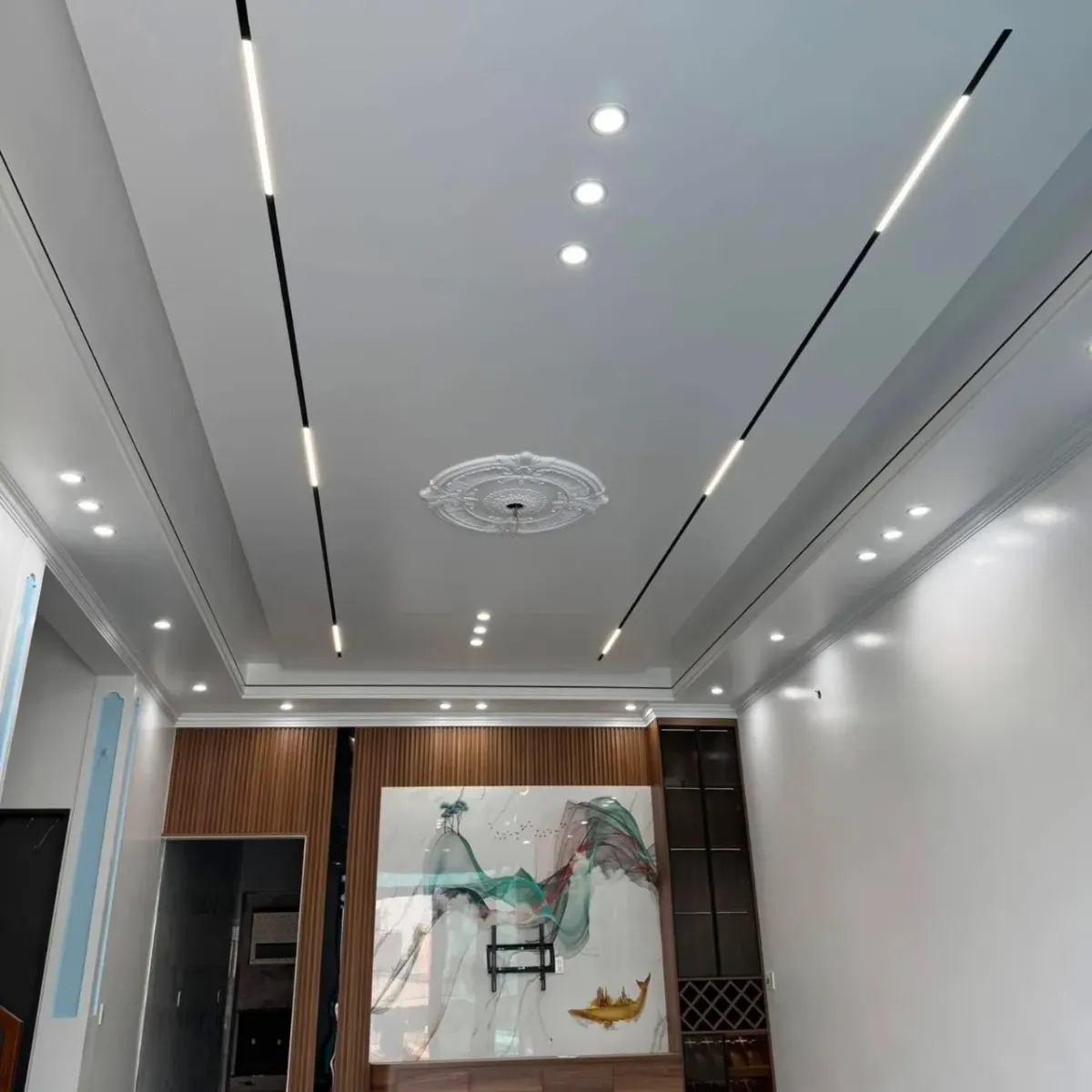 Thi công trần thạch cao tại xã Đại Thanh, Hà Nội Thi công trần thạch cao tại xã Đại Thanh, Hà Nội