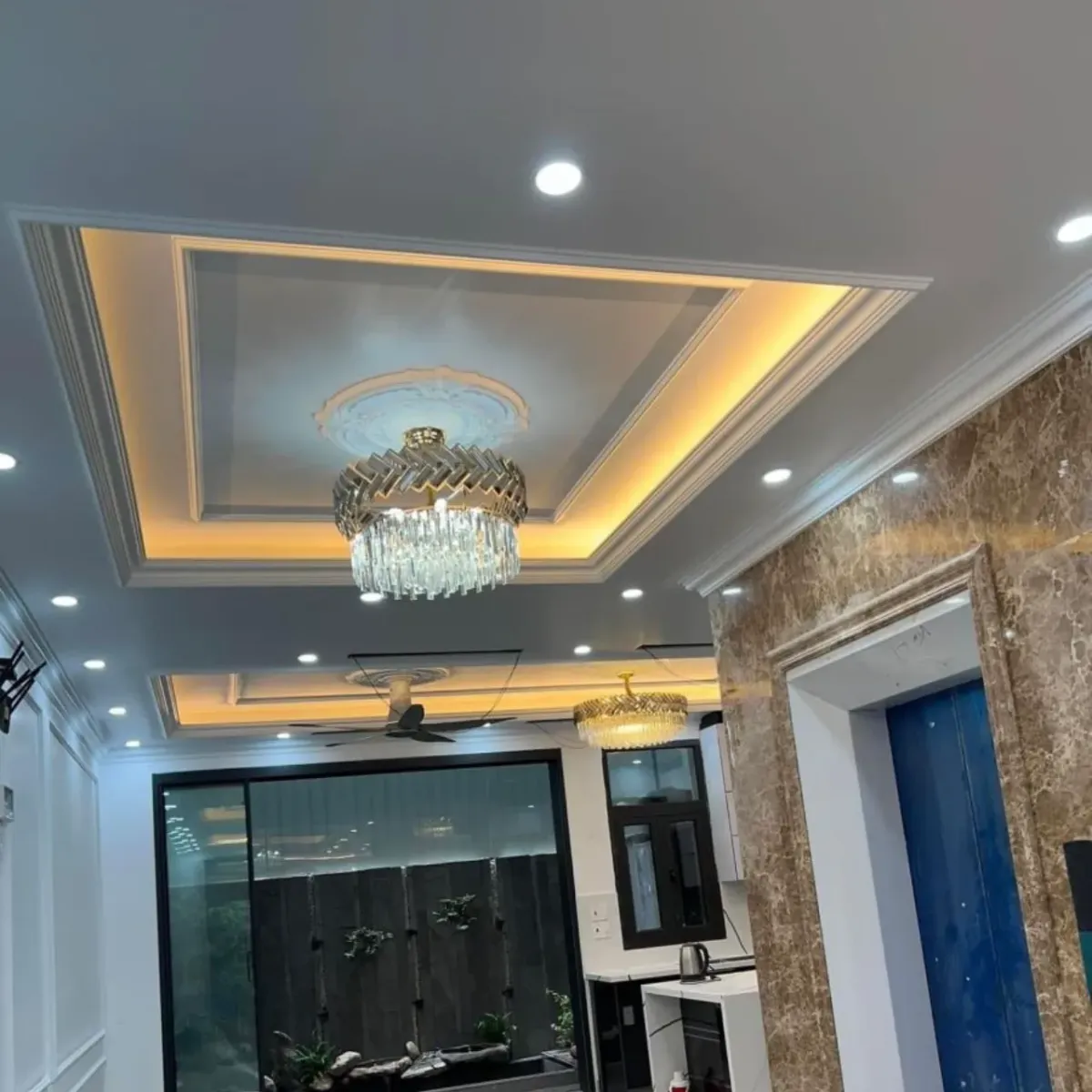 Thi công trần thạch cao tại xã Nam Phù, Hà Nội